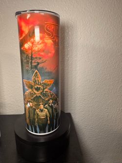 Stranger things tumbler