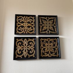 Set Of 4 Picture Z Gallerie Wall Art 