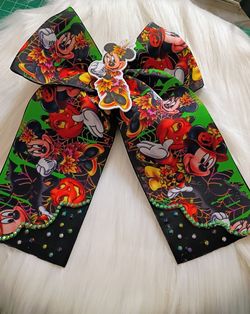 Minnie mouse Halloween bow