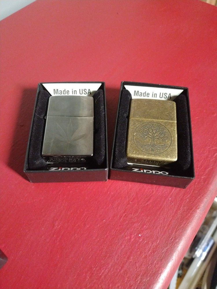 2 New Zippos