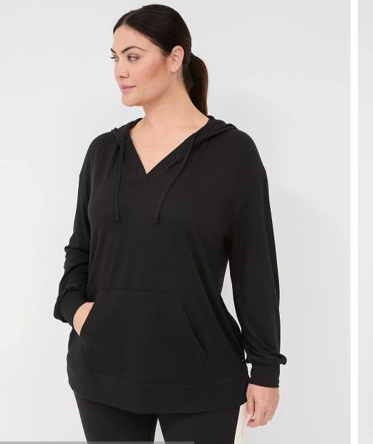 Livi Active For Lane Bryant Vneck Hoodie