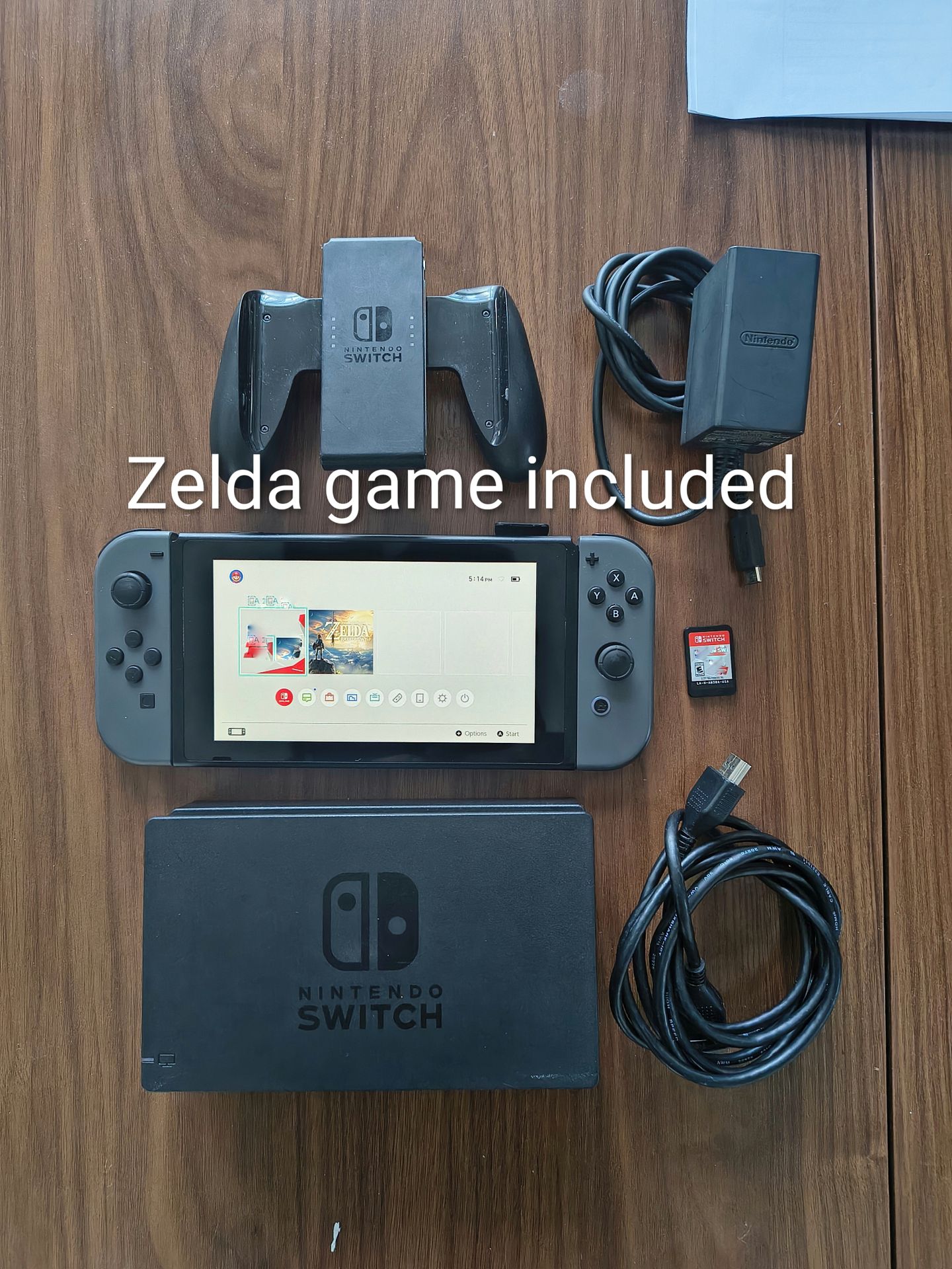 Nintendo Switch Bundle (Zelda Game Included)