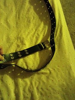 Black studded belt S/M