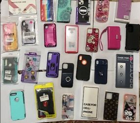 Mixed Lot of Phone Cases – 25+ Pieces