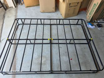 Black Metal Platform Bed Frame Full