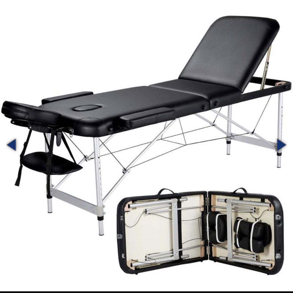 Yaheetech Massage Table With Carrying Case Size 73 Inch Long
