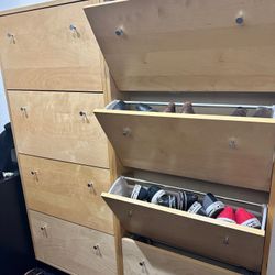 IKEA SANDNES 4-drawer shoe cabinets 