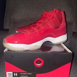 Air Jordans 11 Retro ‘Win Like Jordan’ Red