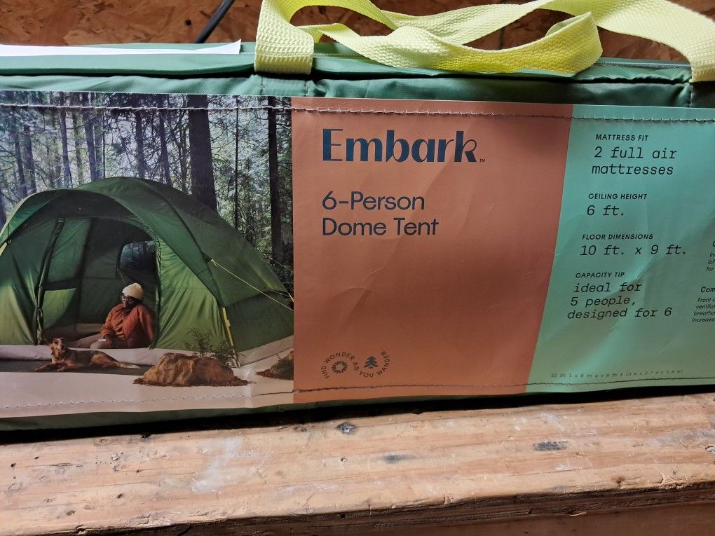 6 Person DOME TENT.