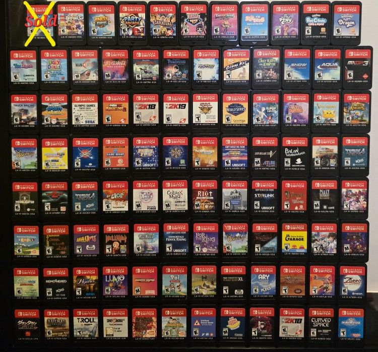 Nintendo Switch games(No Cases)
