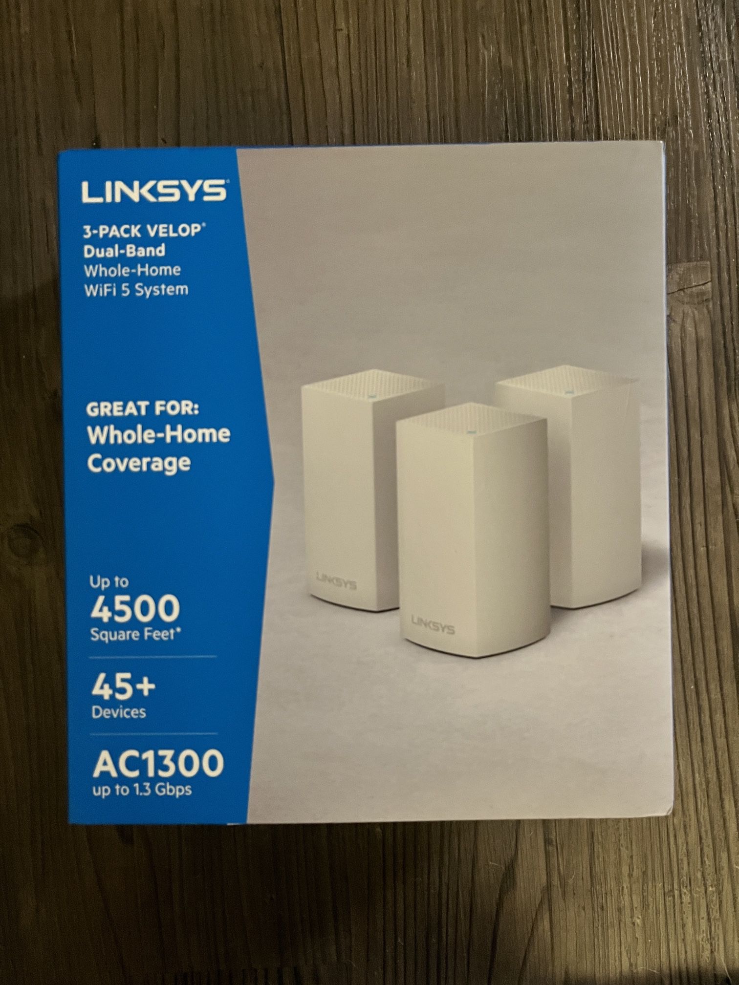 Linksys Velop WiFi Mesh  3pack