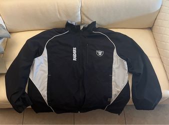 Raiders NFL Zip up Track Jacket Mens medium