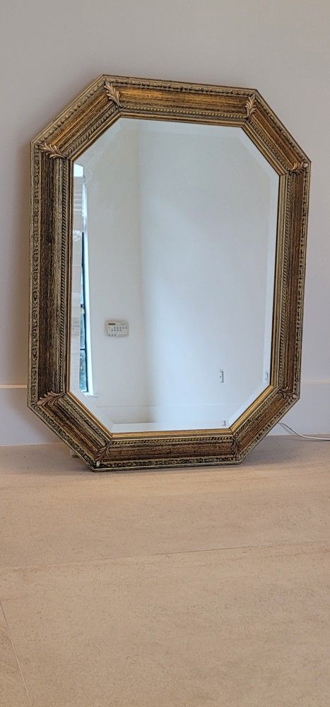 Pottery Barn Vintage Gold Mirror