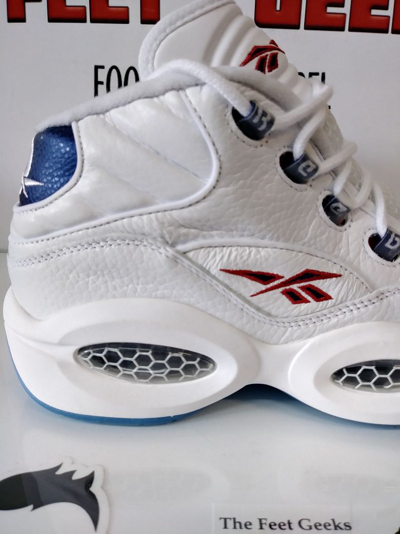 REEBOK QUESTION OG ALLEN IVERSON MENS BASKETBALL SHOES SIZE 7.5 DS BRAND NEW WITH BOX $180