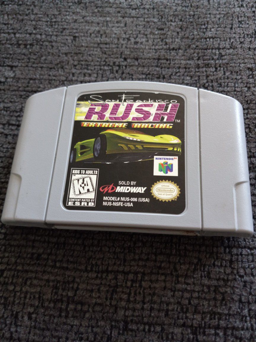 Rush Extreme Racing For Nintendo 64 Game Only No Box