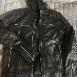Pure Leather Men Jacket For Bickers 