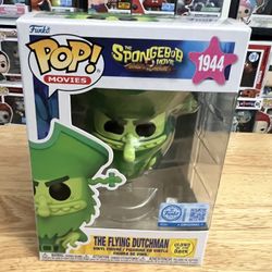NEW IN HAND GLOW EXC Flying Dutchman Funko Pop #1944 Spongebob Squarepants TV