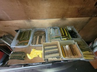 Racks of nails