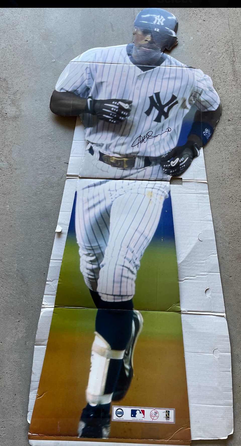 Yankees Fans - Alphonso Soriano Signed Life Size Cardboard Cutout From Steiner Sports Memorabilia - NEW Self standing
