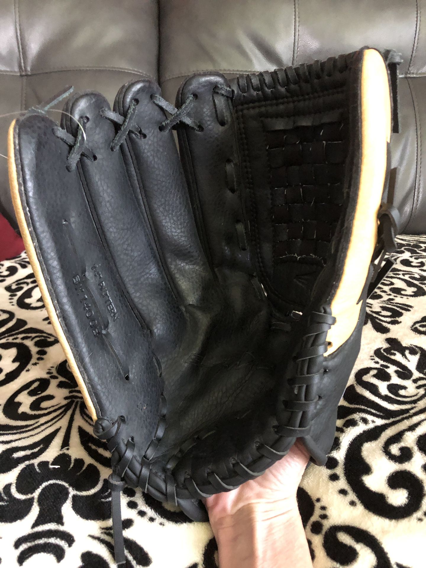 Easton Black Magic 14” LHT softball glove