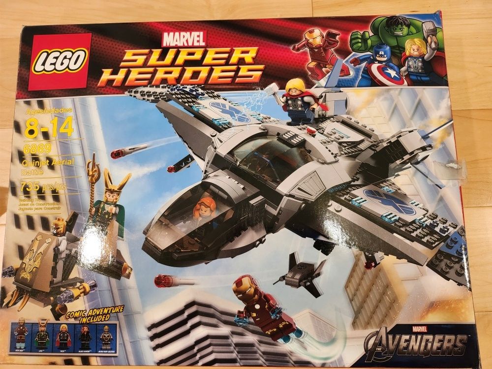 Lego Marvel Super Heroes Set 6869 The Avenger Quinjet