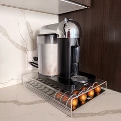Nespresso Vertuo Chrome & Frother Coffee Machine