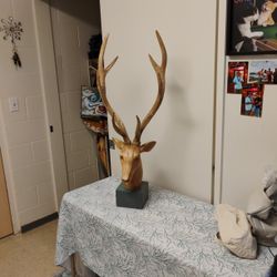 Deer Head Sculpture 