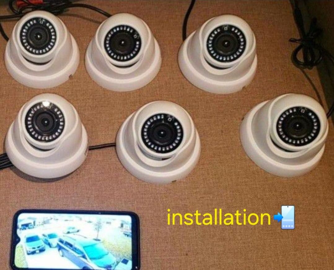 6 CAMARAS D SEGURIDAD-SURVEILLANCE SYSTEMS