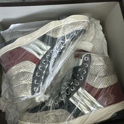 Gucci Python Leather Sneakers