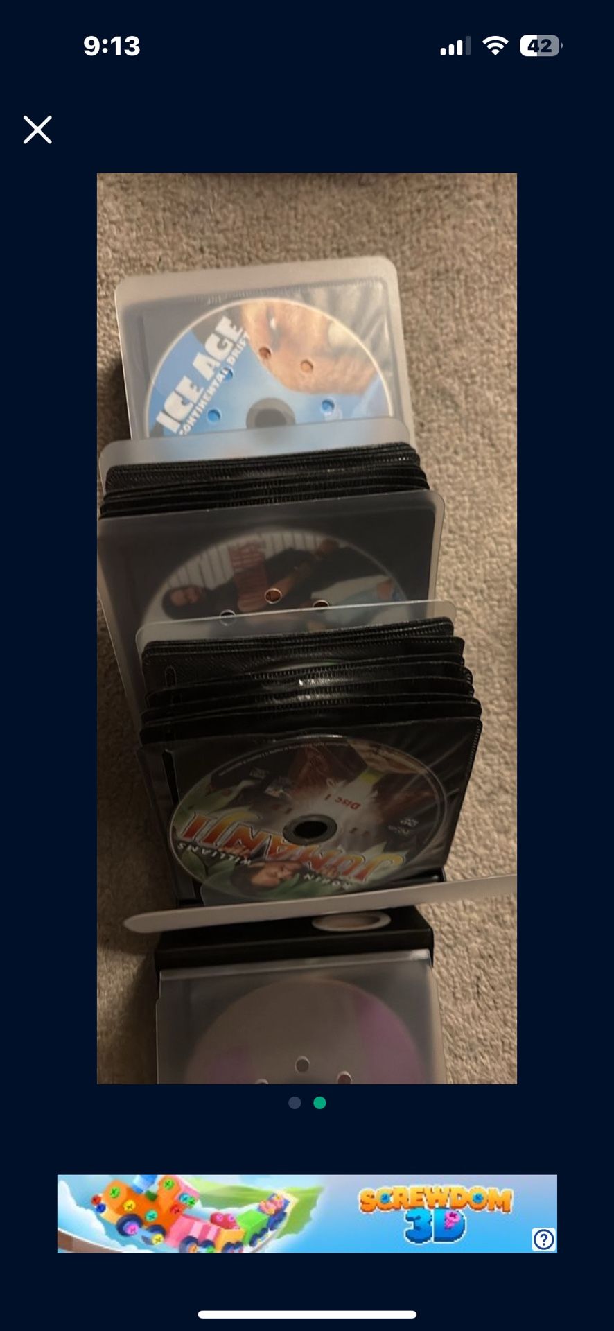 DVD/bluray/280 Discs