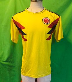 COLOMBIA VINTAGE NATIONAL TEAM SOCCER JERSEY SIZE LARGE