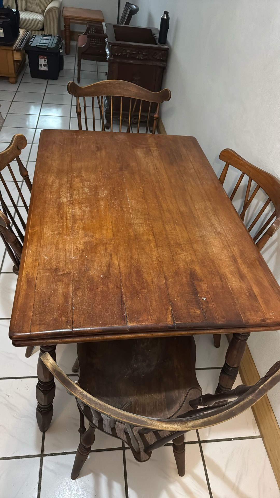 Brown Dining Room Table 