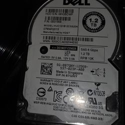 Dell 1.2 TB 10k SAS 6Gbs HDD