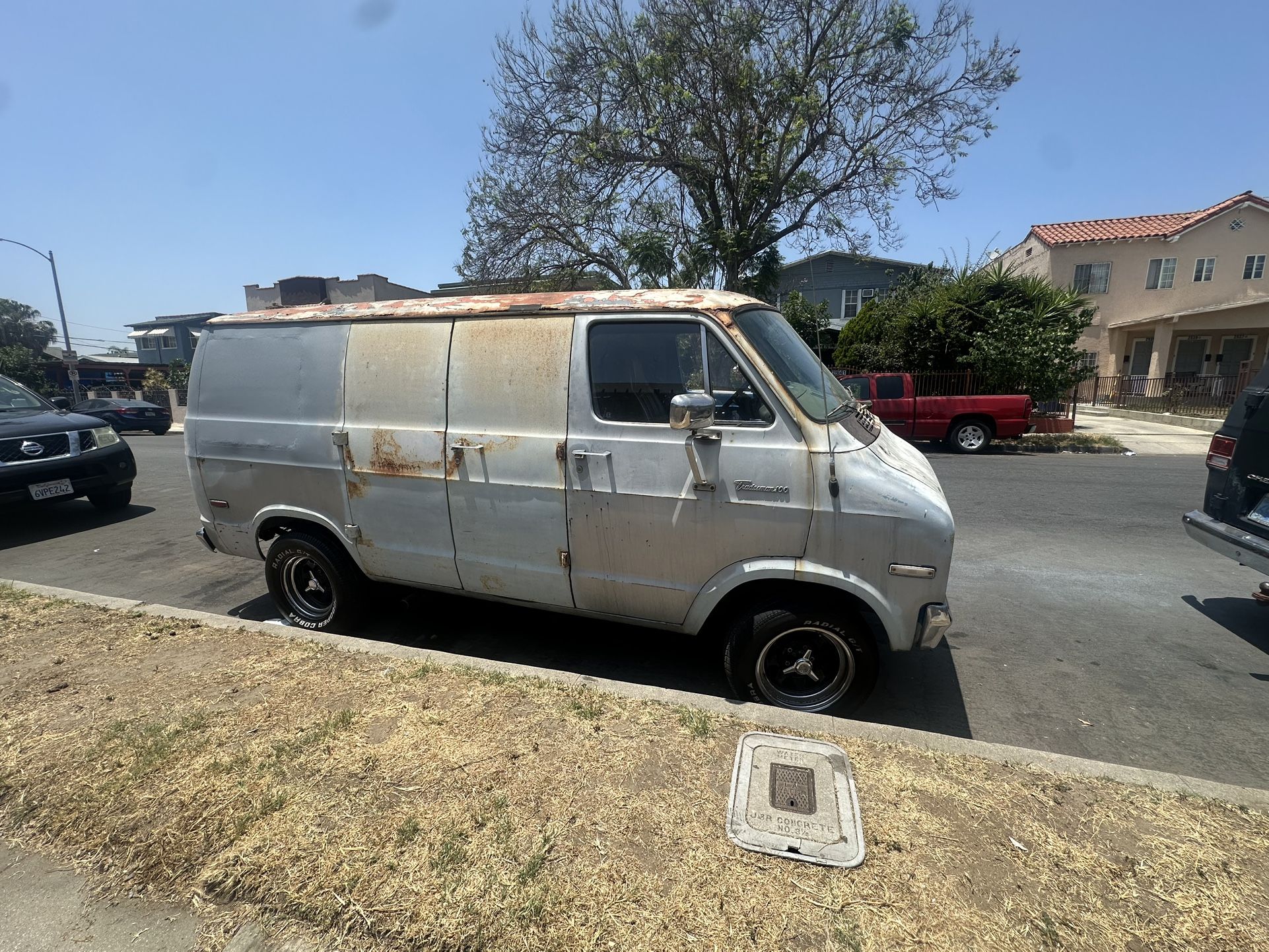 1973 Dodge B100 B200 Boogie Van Shorty Project Trade American Muscle 15” Cragar Centerline American Racing Chevy Gmc g10 g20
