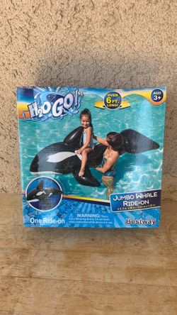 H2O GO! RIDE ON JUMBO WHALE INFLATABLE
