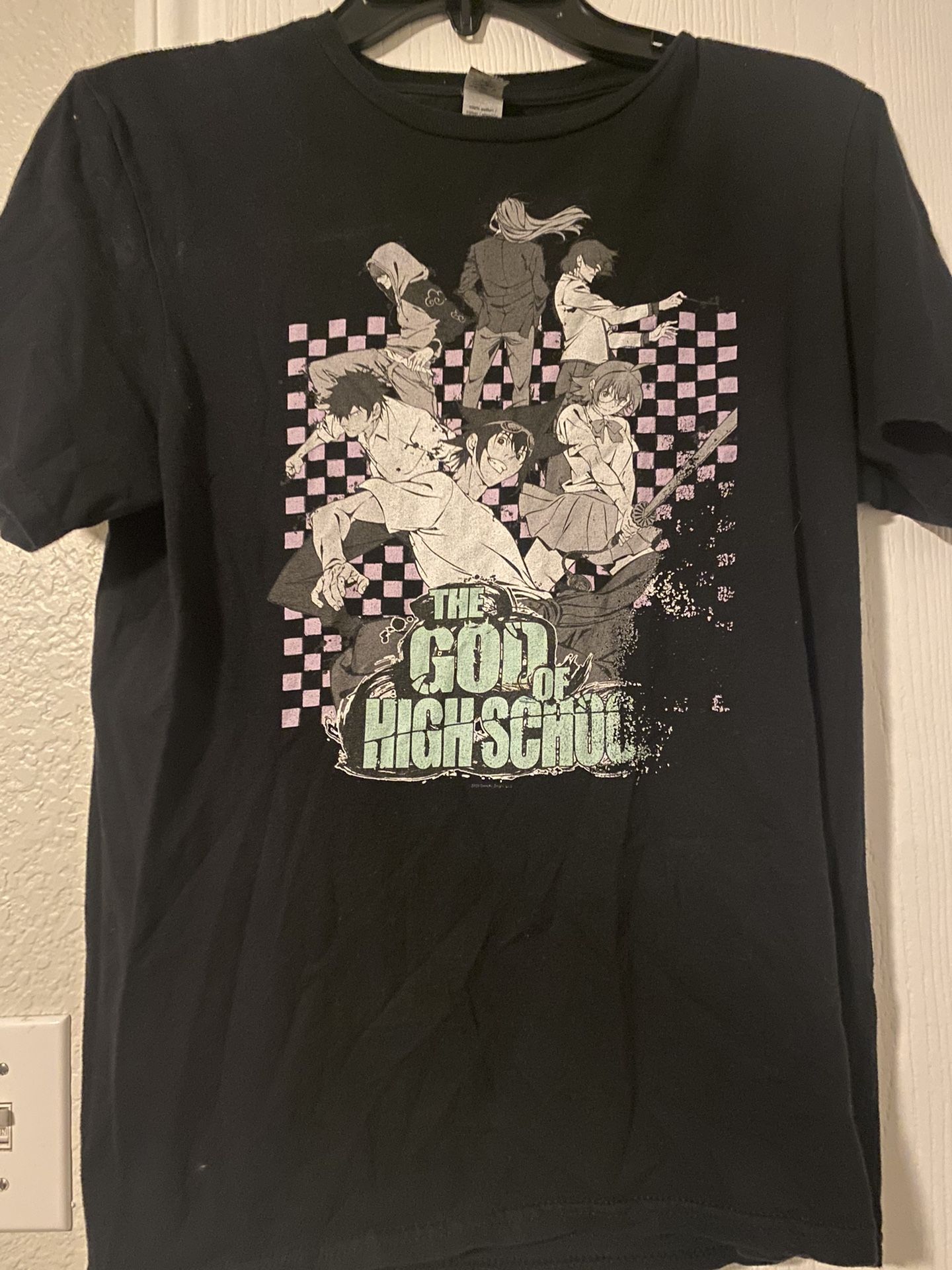 The God of Highschool Anime Jin Mori T-Shirt Adult/Unisex-Adult Small Vintage