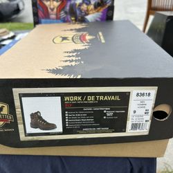 Red Wings Work Boots Steel Toe Brand New With Orthotic Size 9