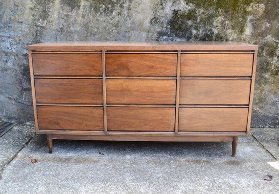 SALE!!! Broyhill Lenoir House triple dresser lowboy low dresser Mid Century