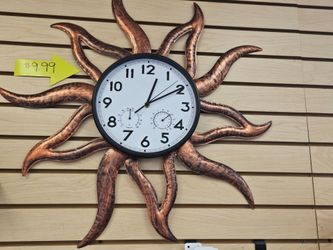 Clock. Temperature. Humidity.