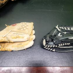 SOFTBALL GLOVE LEATHER RHT 13.5" & 14"
