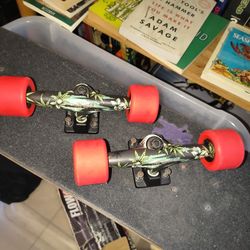 Slant Tropical "Leaf" Trucks Bones Wheels And Bearings 