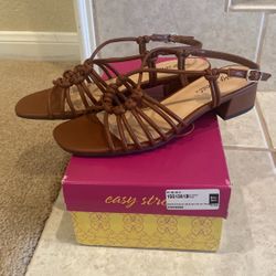 Easy Street Stella (Women’s Sandals) 9.5 N Brown
