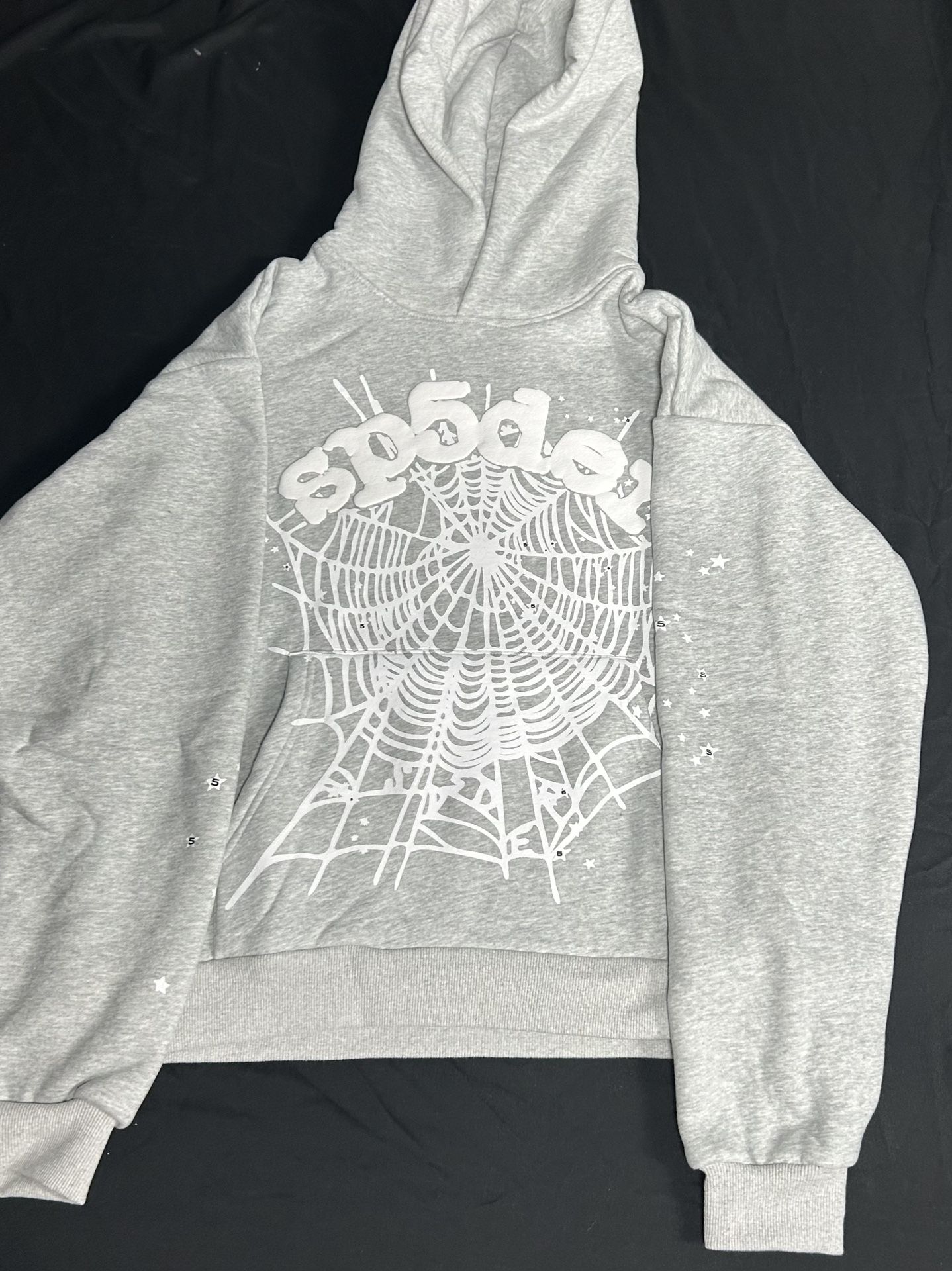 Grey Web Sp5der Hoodie and fast shipping  Local Meetup, if interested I’m in Salinas Msg if interested SEND OFFERS!!!