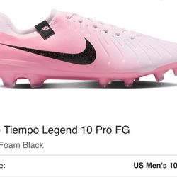 Nike Tiempo Legend 10 Pro AG Pink Foam Soccer Cleats 