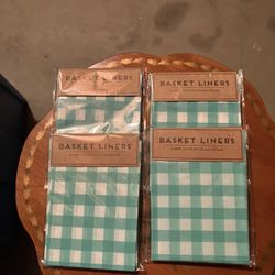 4 Packs Of Basket Liners Total Of 60 Liners