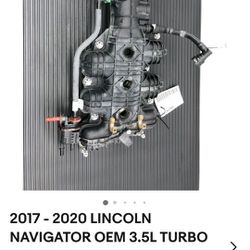 2018-20 Lincoln Navigator Oem 3.5l Turbo Intake Man..