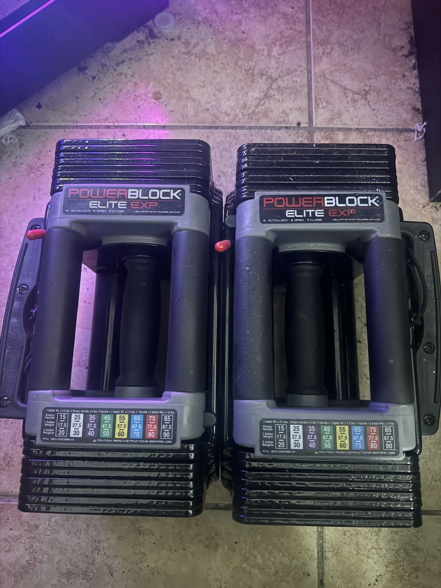 Power block Dumbbells EXP