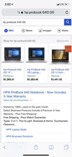 BRAND NEW HP PROBOOK 650 G5 SEALED IN THR BOX RETAILS FOR MORE