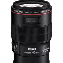 Canon EF 100mm f/2.8L Is USM Macro Lens for Canon Digital SLR Camera