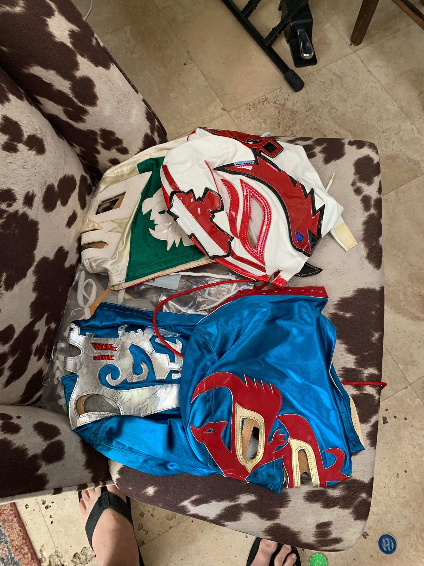 Authentic luchador Mexican wrestling masks